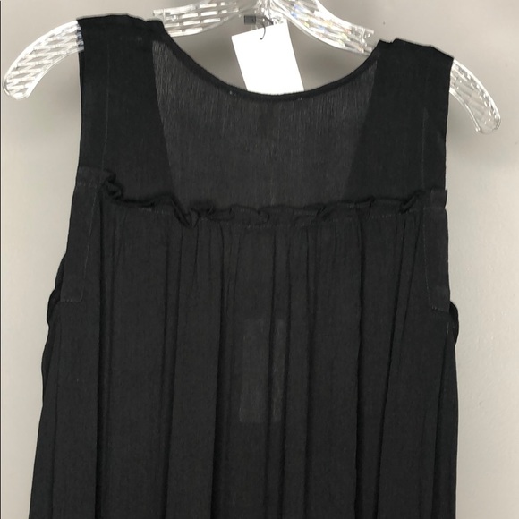 BLACK MIDI DRESS - Picture 8 of 10